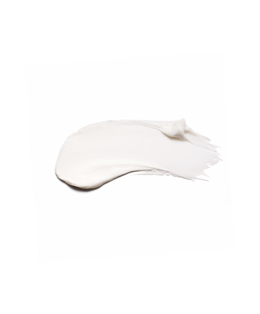 Smooth creamy white texture of Kakadu Body Butter showcasing its rich, nourishing formula ideal for skin hydration and clean body care.